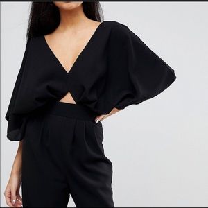 ASOS Kimono Jumpsuit with Peg Leg US size 4